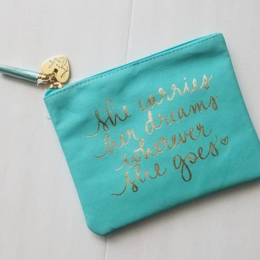 Dayna Lee Collection Multi Purpose Teal Pouch